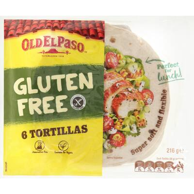 old el paso tortillas gluten free