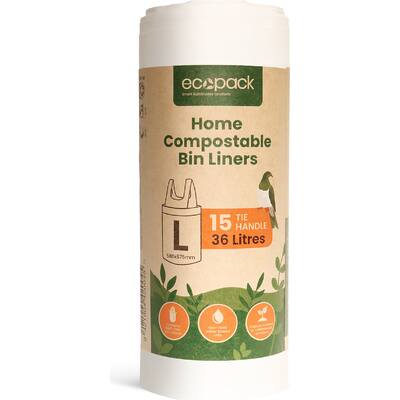 ecopack compostable bin liners large