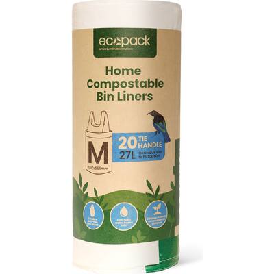 ecopack compostable bin liners medium