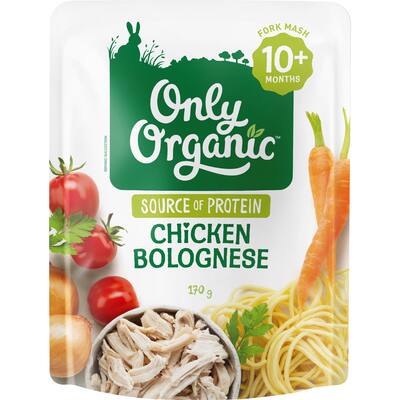 only organic stage 3 baby food chicken bolognese