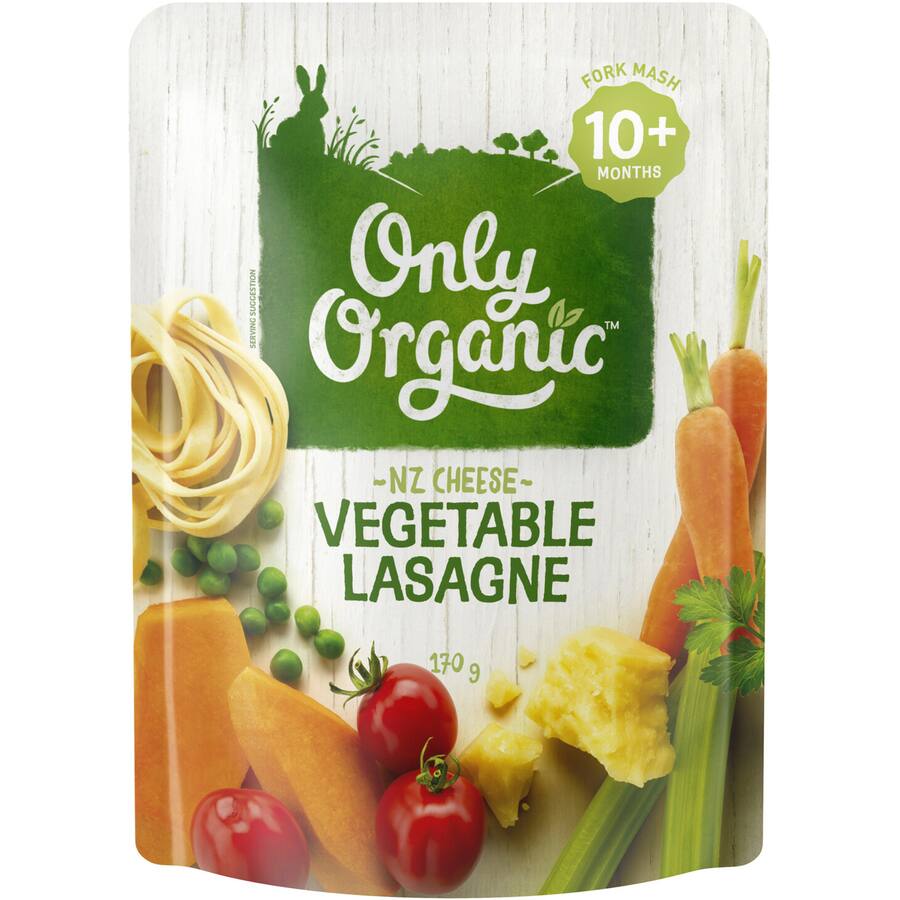 Only Organic Stage 3 Baby Food Vegetable Lasagne