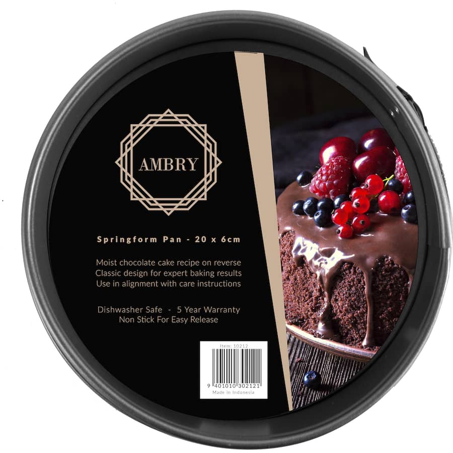 Ambry Cake Pan Spring Form 20Cm