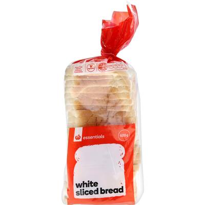 essentials sliced bread white