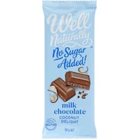 Well Naturally No Sugar Added 90g