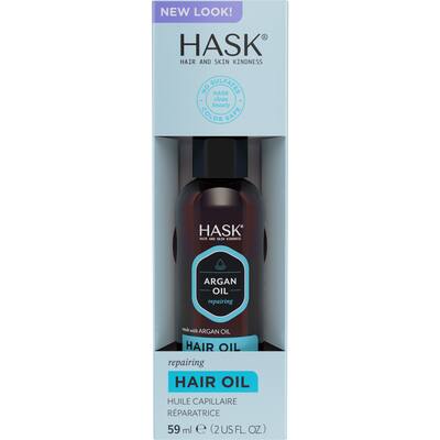 hask hair treatment argan oil repair shine