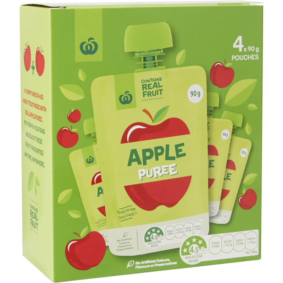 Woolworths Fruit Puree Apples