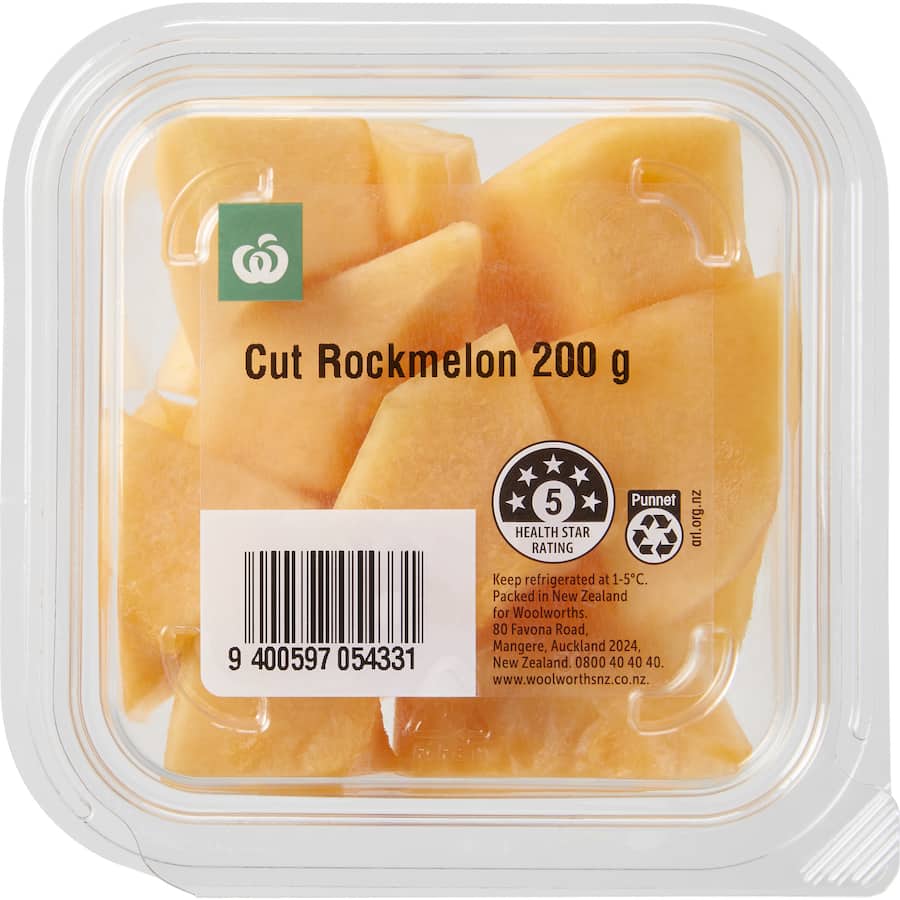 Fresh Fruit Rockmelon Cut