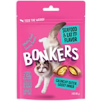 bonkers cat treats seafood (85g)