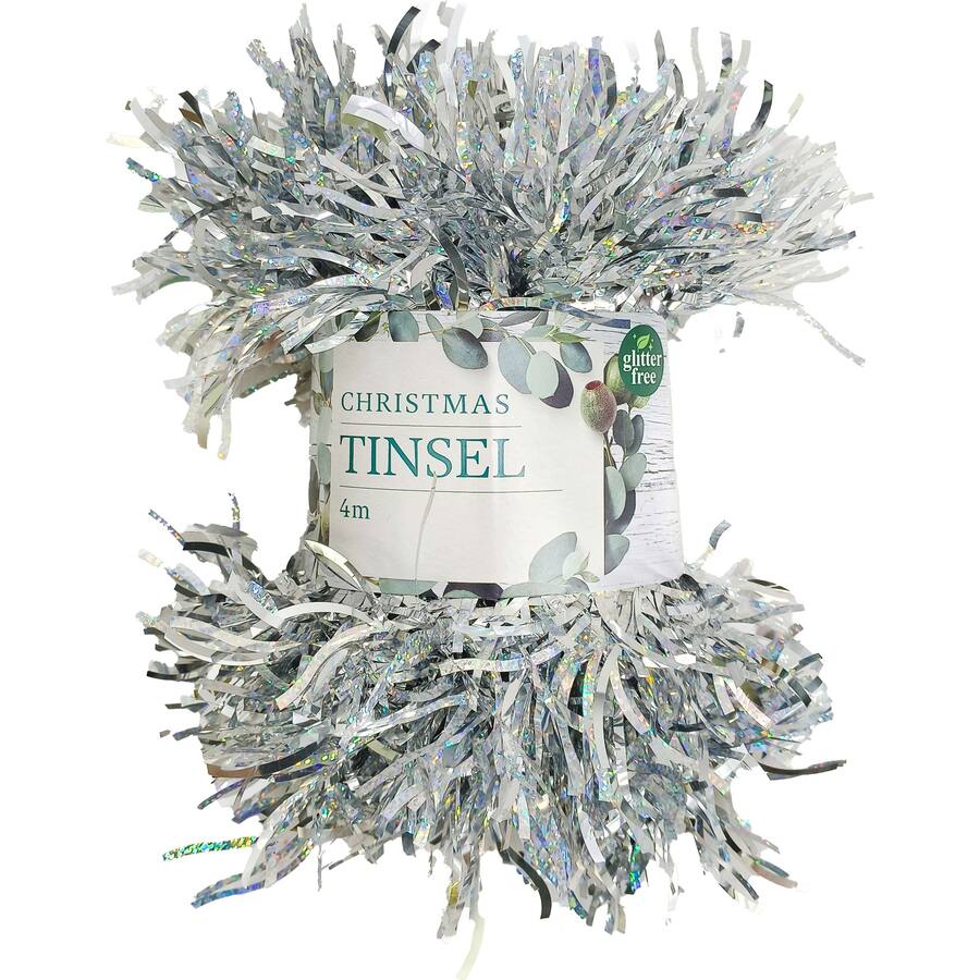 Christmas Tinsel Silver