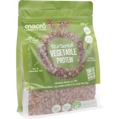 macro textured vegetable protein 