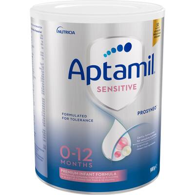 aptamil sensitive premium baby formula from 0 to 12 months