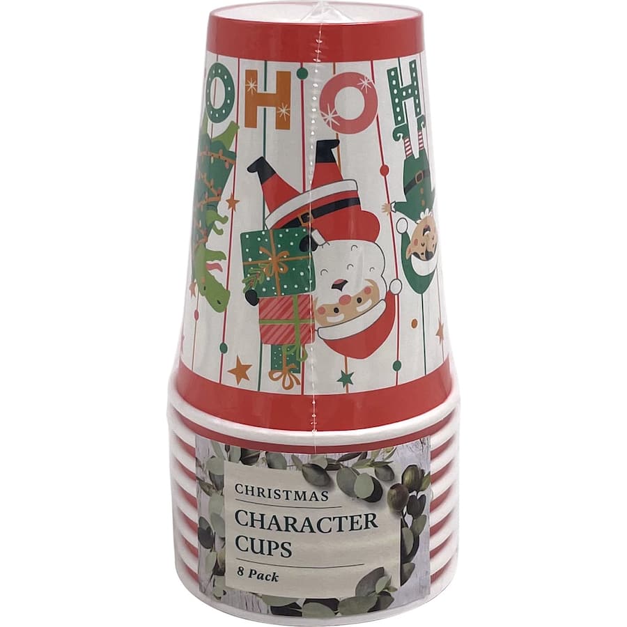 Christmas Disposable Cups Character