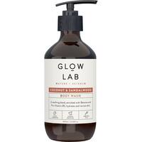 glow lab body wash coconut & sandalwood