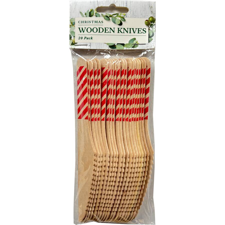 Christmas Dispoable Cutlery Knives