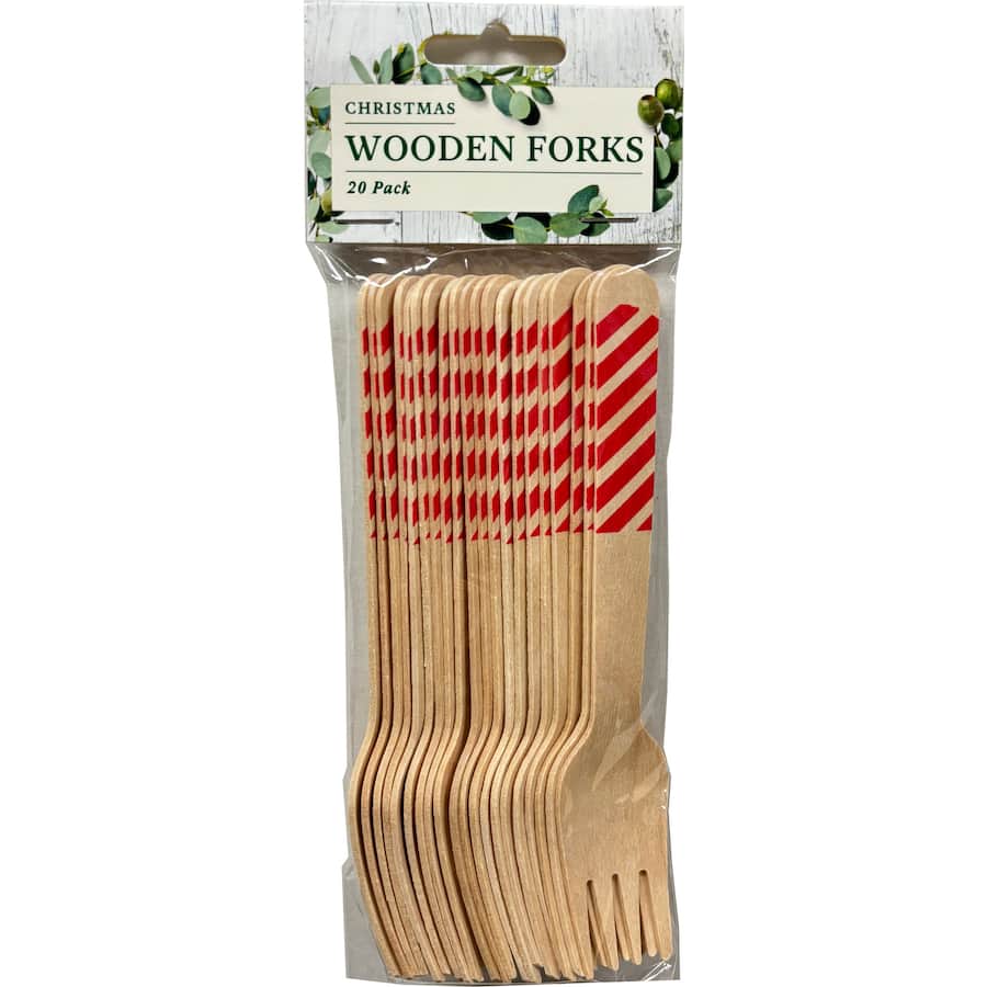 Christmas Disposable Cutlery Forks
