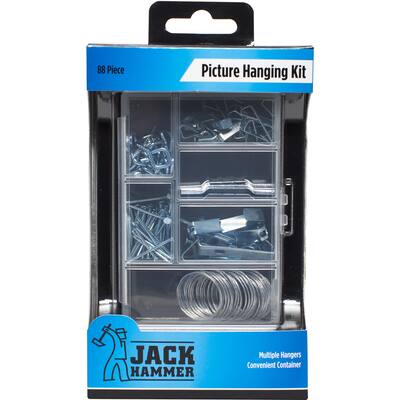 jack hammer picture hanging kit multiple hangers