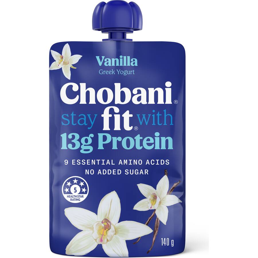 Chobani Fit High Protein Greek Yoghurt Pouch Vanilla