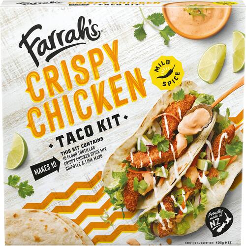 Farrah's Taco Kit Crispy Chicken