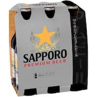 Sapporo Premium Beer Bottles (6 x 355ml)