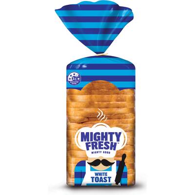 mighty fresh toast bread white