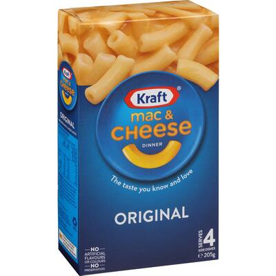 kraft pasta meal macaroni cheese original