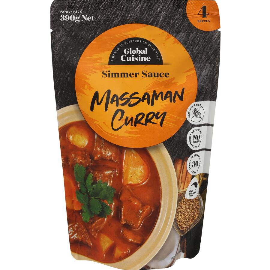 Global Cuisine Simmer Sauce Massaman Curry