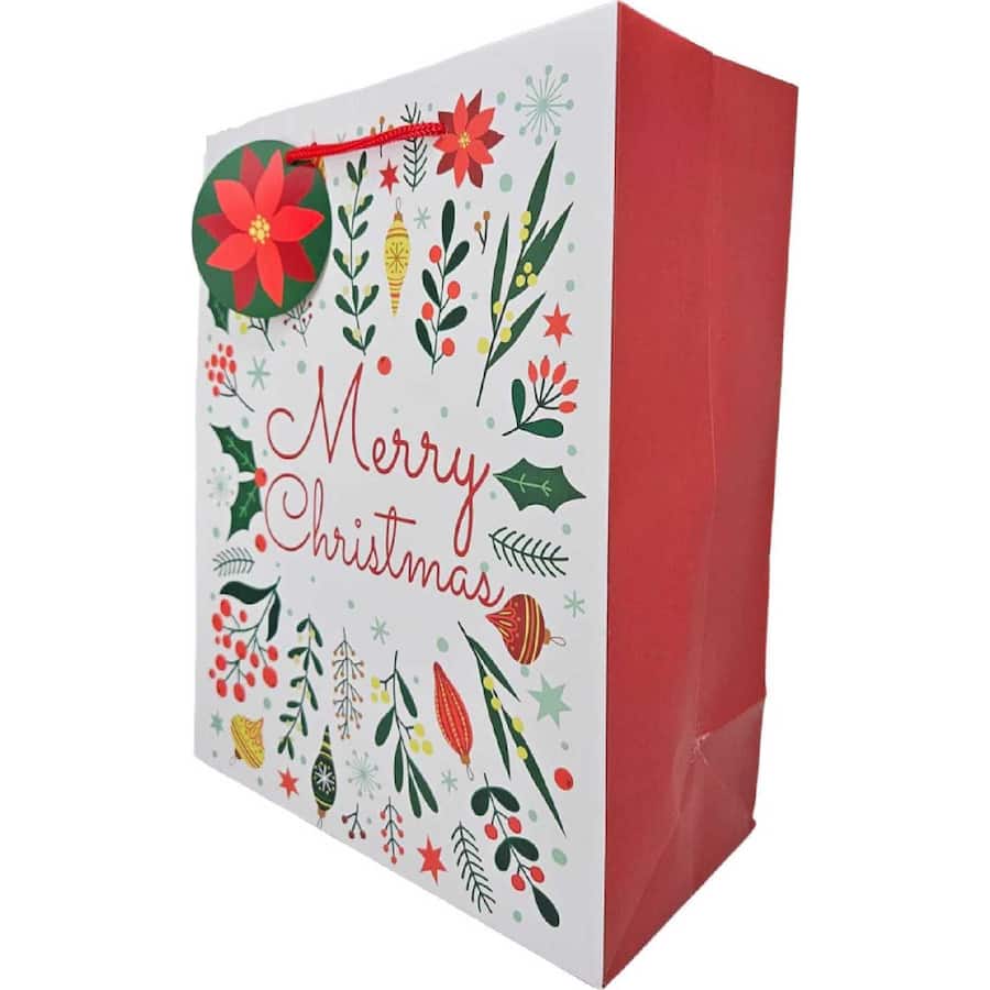 Christmas Gift Bag Large Traditional