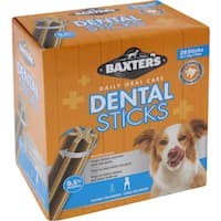 baxters large breed dog treats dental sticks
