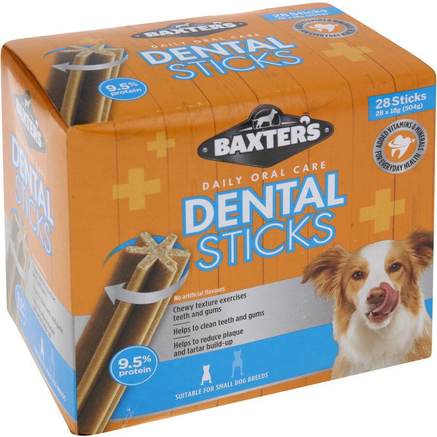 Baxters Small Breed Dog Treats Dental Sticks