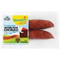 freedom farms chorizo smoked pork sausage