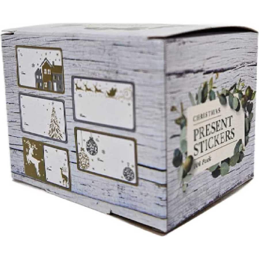Christmas Gift Stickers Modern