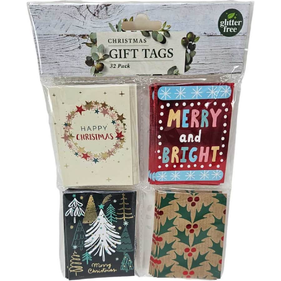 Christmas Gift Tags Merry & Bright
