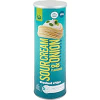 Woolworths Chips Sour Cream & Onion
