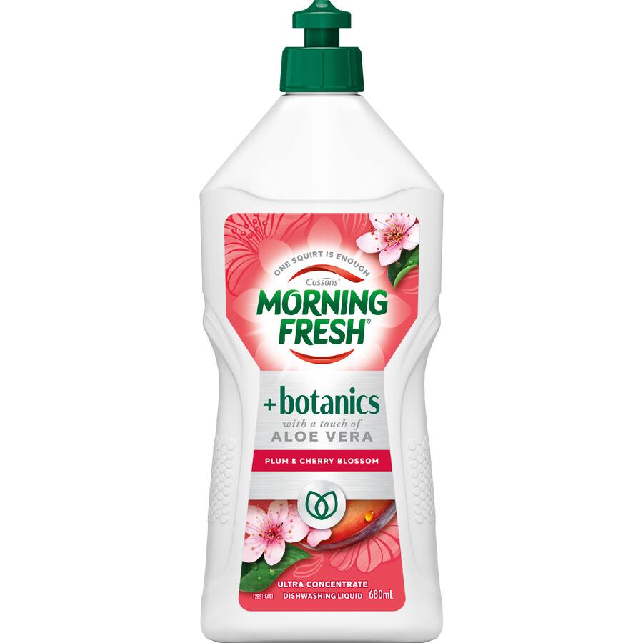 Morning Fresh Dishwash Liquid + Botanics Plum & Cherry