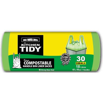 big black sacks kitchen tidy bags small compostable