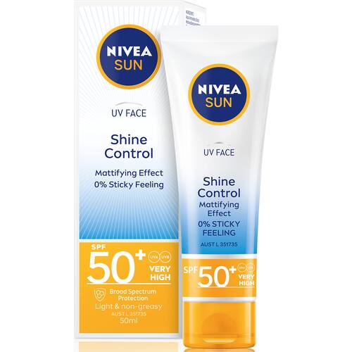 Nivea Sun Sunscreen Uv Face Shine Control Spf 50