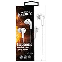 Just Soundz Ear Phones Classic White