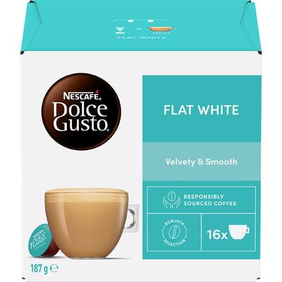 nescafé dolce gusto coffee pods flat white