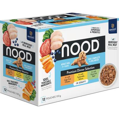 nood wet dog food favourites selection in gravy
