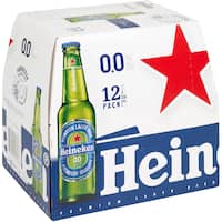 Heineken 0.0% Alcohol Free Lager Beer Bottles (12x330ml)