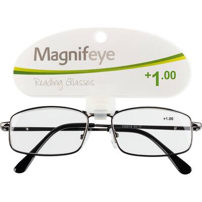 magnifeye reading glasses style a +1.00