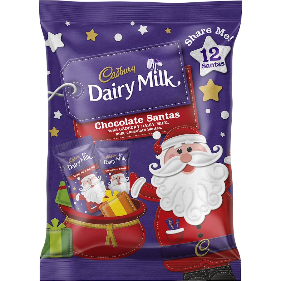 Cadbury Chocolates Santas Minis