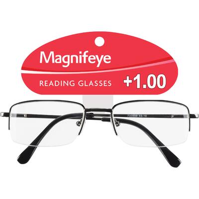 magnifeye reading glasses style d +1.00