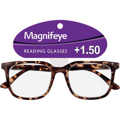 magnifeye reading glasses style e +1.50