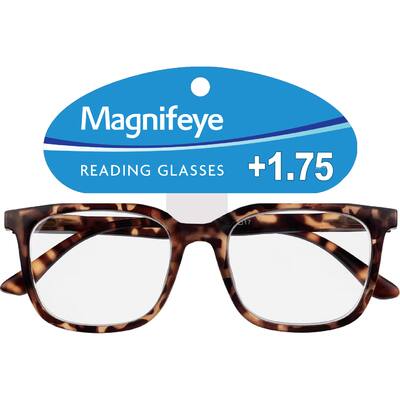 magnifeye reading glasses style e +1.75