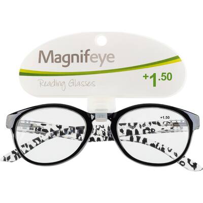 magnifeye reading glasses style f +1.50