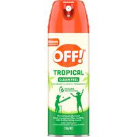 off! insect repellent tropical spray (150g)