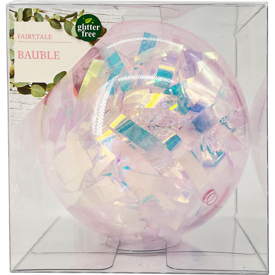 Christmas Tree Decorations Fairytale Large Tinsel Bauble