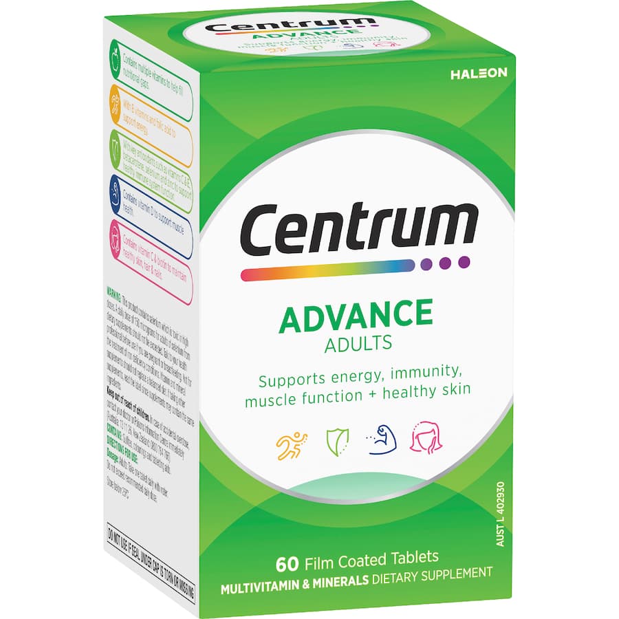 Centrum Advance Adults Daily Multivitamin Supplement