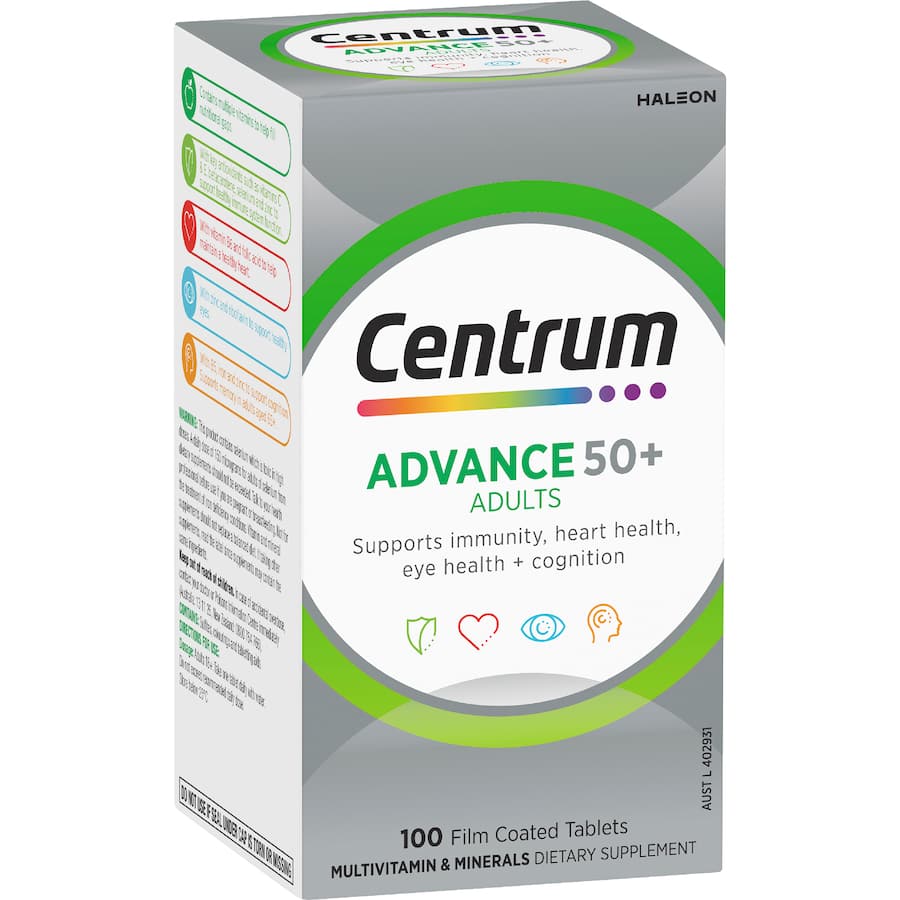 Centrum Advance 50+ Daily Multivitamin Supplement
